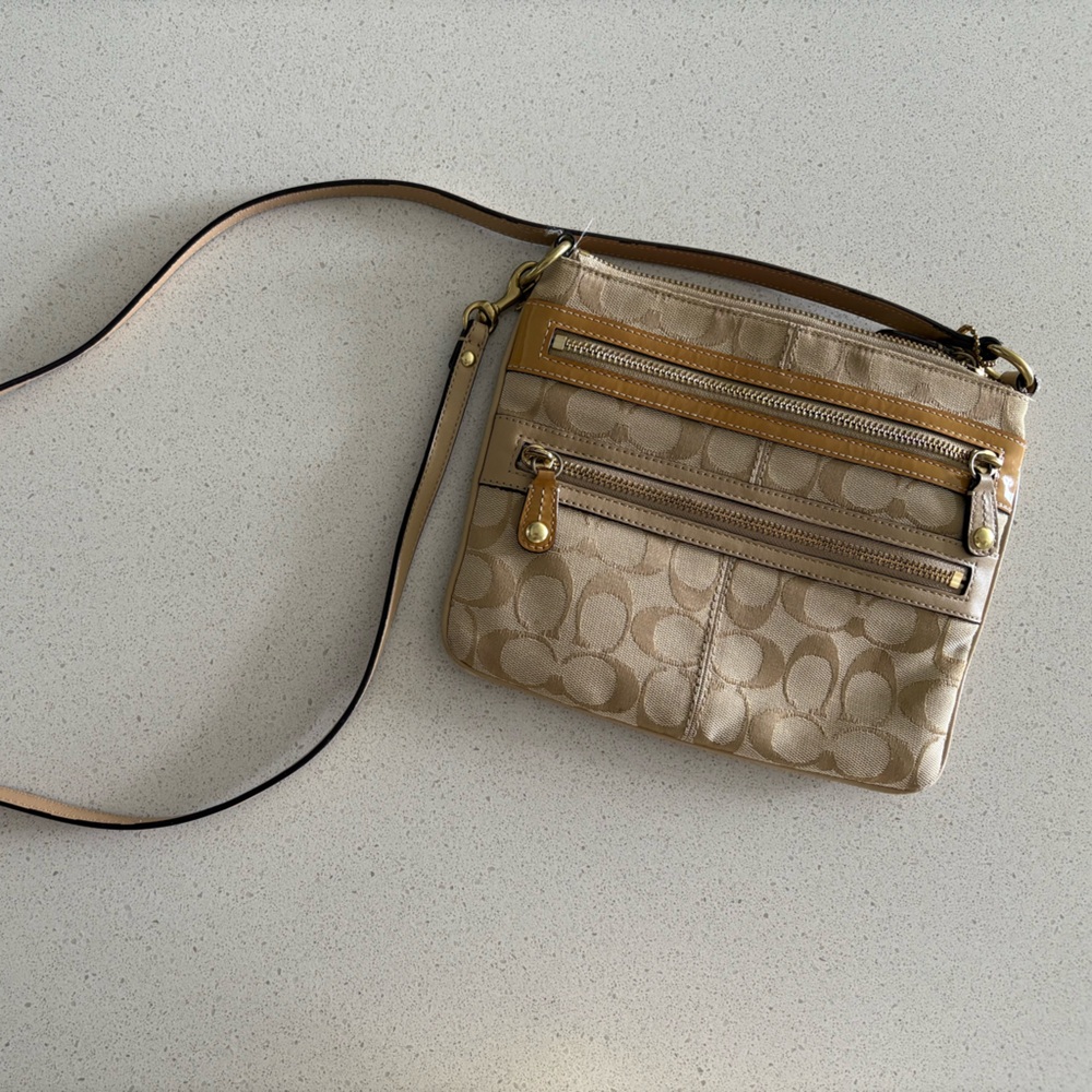 Coach Cream Crossbody Bag